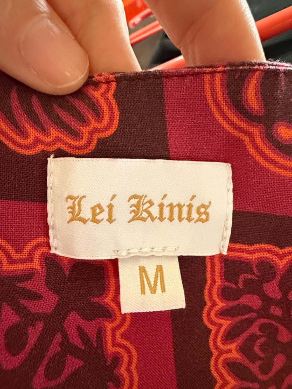 Lei Kinis babydoll mini dress Hawaiian quilt - Picture 2 of 3